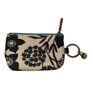 Spartina 449 Privateer DISCONTINUED ID Pouch Linen Leather Floral